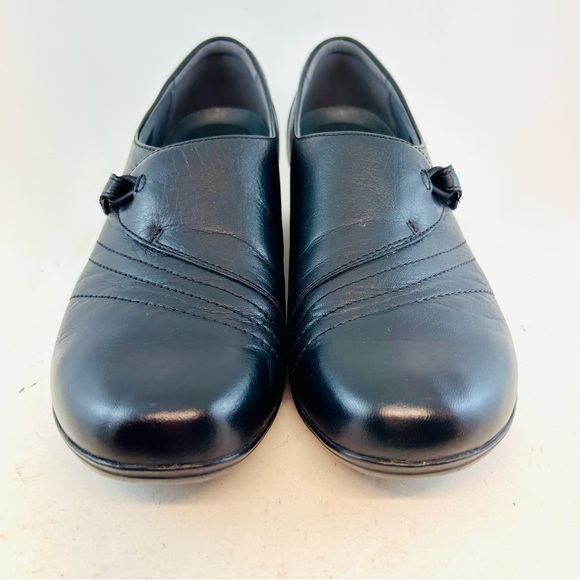 Dansko Black Milled Nappa Franny Loafers 39 8.5 9 - Picture 2 of 11